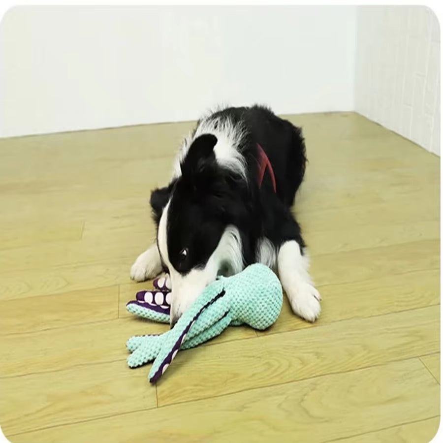 Dog Pet Plush Octopus Toy 